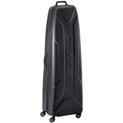 Samsonite Fairway Molded Golf Travel Cover 6555BLK, Black Polycarbonate Hard Case, Golf Bag Luggage, Ideal for Airlines