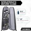 Samsonite Fairway Molded Golf Travel Cover 6555BLK, Black Polycarbonate Hard Case, Golf Bag Luggage, Ideal for Airlines view 2