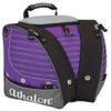Athalon Tri-Athalon Kids Boot Bag/Backpack for Skiing, Snowboarding, Holds Boots, Helmet, Goggles, Gloves, Purple/Gray view 1