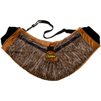 Hunter Safety System Muff-Pak: Essential Cold Weather Gear for Hunting or Fishing - Polar Fleece Hand Warmer with J-Hooks & Storage Pockets (Mossy Oak)