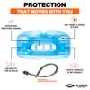 Shock Doctor Braces Football Mouth Guard, Upper & Lower Teeth Protection, Adult/Youth Sizes with Helmet Strap, Mouthguard for Sports, Football, Hockey, Lacrosse, Baseball, Wrestling, More view 3