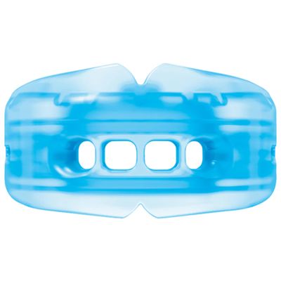 Double Braces Strapless Mouth Guard, Blue, Adult