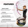 Genesis Original Compound Bow & Arrow Kit- Adjustable Riser, 15"-30" Draw Length, 10-20 lb Draw Weight, All Skill Levels, Draw Hand - Left, Pink view 2