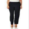Briggs New York Womens Pull On (Regular Short & Tall Length) Dress Pants, Navy, 14 US view 1