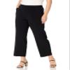 Briggs New York Petite Pull On Dress Pant Average Length & Short Length, Black, 16P view 1