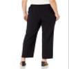 Briggs New York Petite Pull On Dress Pant Average Length & Short Length, Black, 16P view 2