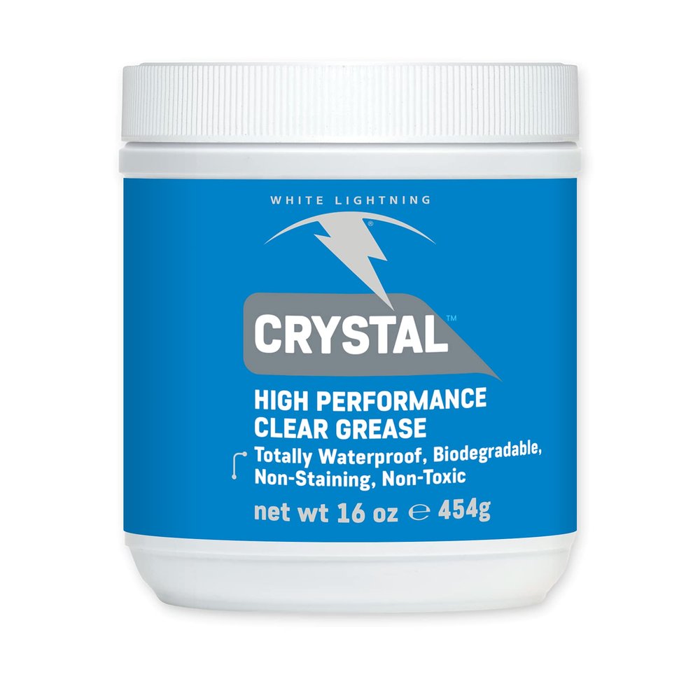 White Lightning Crystal Grease Biodegradable, Non-Toxic Grease, 1lb Tub