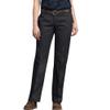 Dickies Women's Original 774 Work Pants  Low Rise Slim Fit Stretch Business Casual & Utility Pants, Size 14 Petite, Black V1 view 1