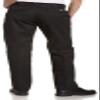 Dickies Women's Original 774 Work Pants  Low Rise Slim Fit Stretch Business Casual & Utility Pants, Size 14 Petite, Black V1 view 3