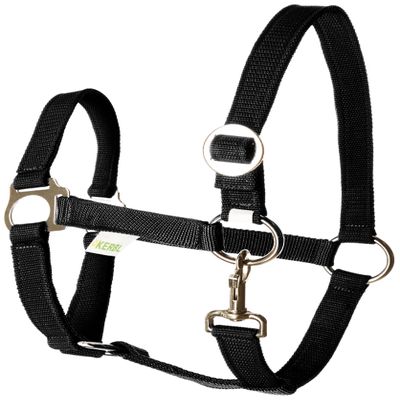 Kerbl Unisex's Classic Head Collar-Black, Size 0