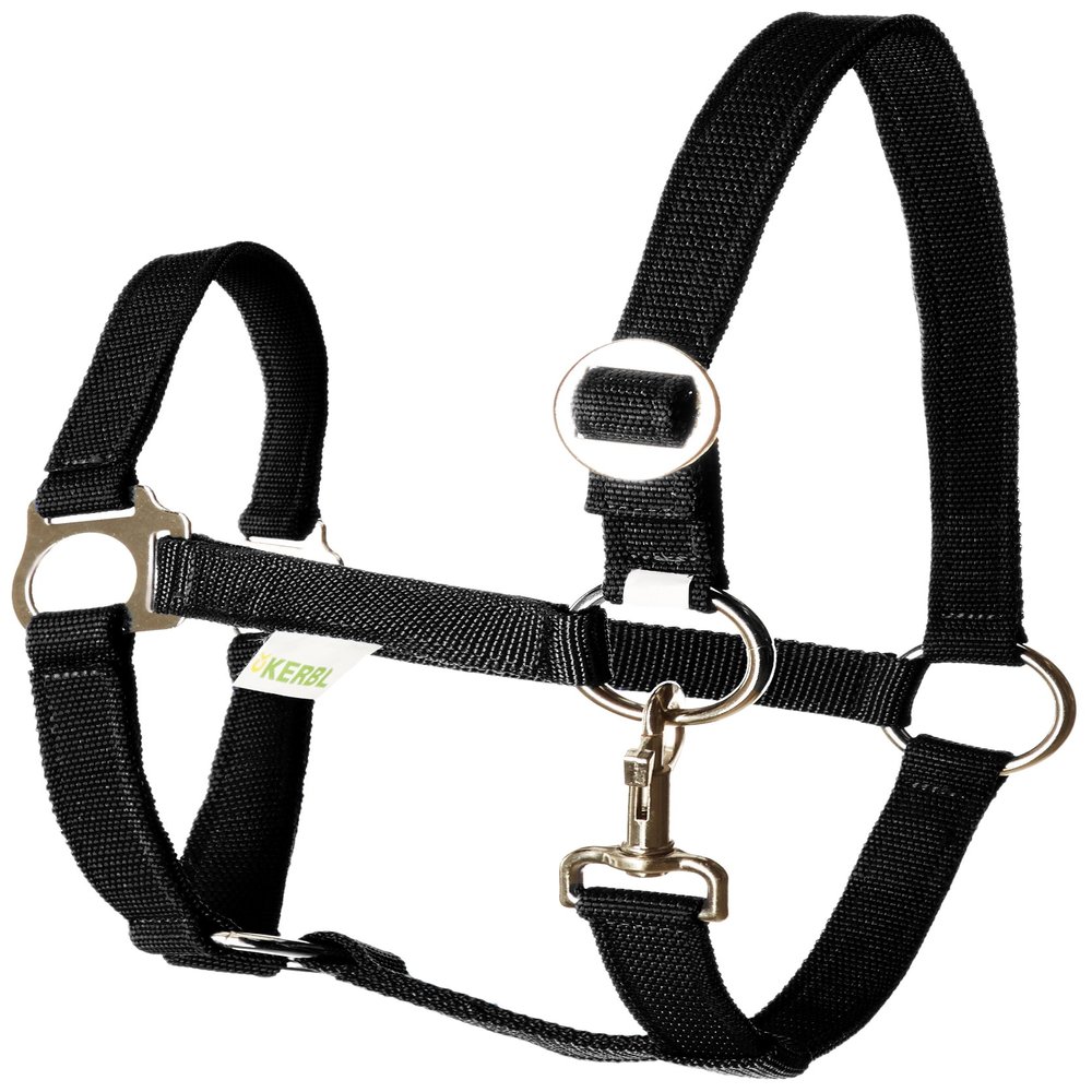 Kerbl Unisex's Classic Head Collar-Black, Size 0