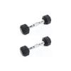 Ader Dumbbell Rack w/ 3-25lb Rubber Dumbbells 6 Pairs view 4