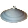 Boss Buck Funnel-55 Gallon Durable Galvanized Steel One-Piece Spun Funnel for Deer Feeders Fits Most 55-Gallon Metal & Plastic Drums, Silver view 1