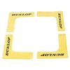 Dunlop Sports Throw Down Court Edge, Yellow, 4-Pack