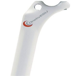 OnebyESU V23P013 Carbon Munch Seatpost Body Only, Pearl White, Post Diameter 1.2 inches (31.6 mm)