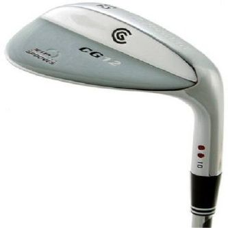 Cleveland CG12 Chrome Wedge (Men's Right-Handed, 58 Degree Loft, High Bounce, Traction Steel Shaft)
