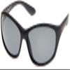 Carrera Men's CA903/S Oval Polarized Sunglasses, Black Frame/Grey Lens, 60 mm view 1