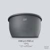 Esbit ESCW2500NS Aluminum Cook Set view 4