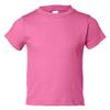 Rabbit Skins 5.5 oz Little Kid Short-Sleeve T-Shirt, 3T, Hot Pink view 1