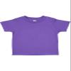 Rabbit Skins 5.5 oz Little Kid Short-Sleeve T-Shirt, 4T, Purple view 2