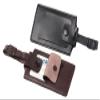 Winn Napa Leather Security I.D. Luggage Tag, Brown view 1