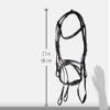 Kerbl 32171 Snaffle Bridle Standard Leather Black for Thoroughbreds view 3