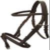Kerbl 321742 Snaffle Bridle Standard Leather for Pony Brown view 1