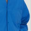 Landau Essentials Relaxed Fit 5-Pocket Snap-Front Scrub Jacket for Men 7551 Teal view 4
