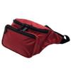 3 Zippered Compartments/Classic Fanny Pack/Hip Pack, Burgundy view 1