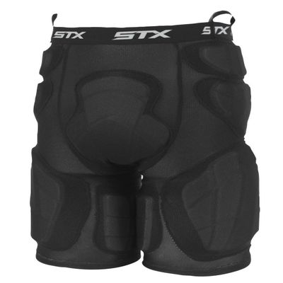 STX Deluxe Padded Lacrosse Goalie Pants, Large Black