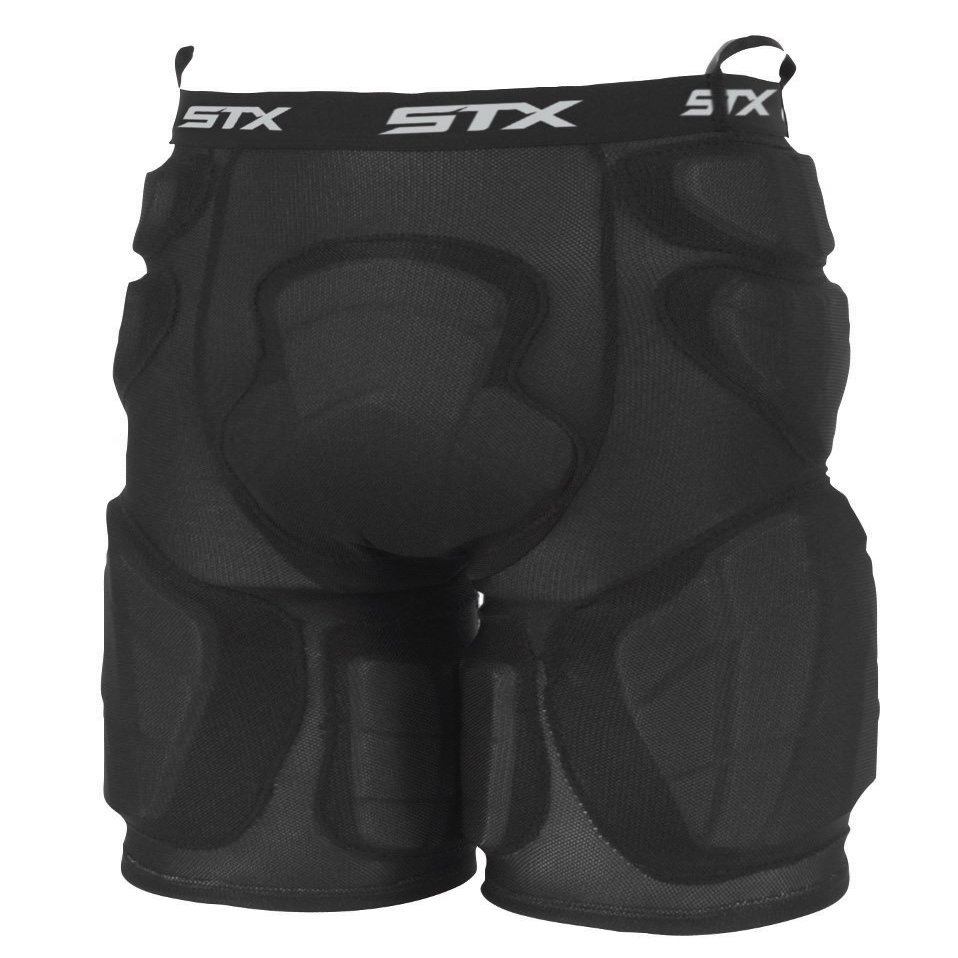 STX Deluxe Padded Lacrosse Goalie Pants, Large Black