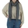 CTM Women's Classic Pashmina Style Shawl Wraps, Grey view 3