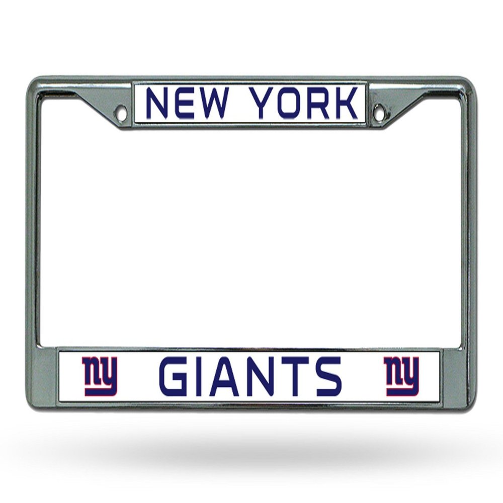NFL New York Giants Chrome Licensed Plate Frame