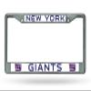 NFL New York Giants Chrome Licensed Plate Frame view 1