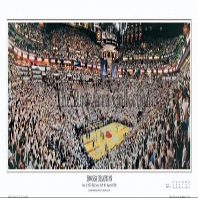 Everlasting Images Miami Heat American Airlines Arena 2006 NBA Champions Stadium Panoramic Print - Unframed