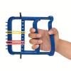 Rolyan Basic Ergonomic Hand Exerciser, Strengthening Device for Fingers, Hands, and Thumbs, Comes with 4 Pairs of Graded Rubber Bands with Progressive Difficulty, Blue view 2