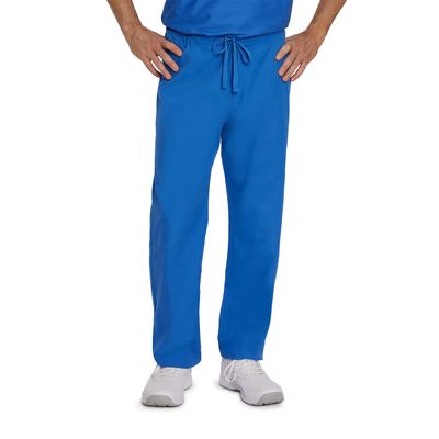 Landau Essentials Unisex Relaxed Fit 1-Pocket Drawstring Scrub Pants 7602