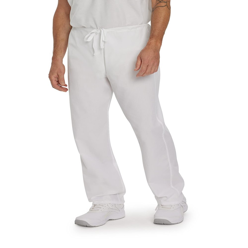 Landau Essentials Unisex Relaxed Fit 1-Pocket Drawstring Scrub Pants 7602