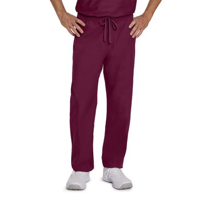 Landau Essentials Unisex Relaxed Fit 1-Pocket Drawstring Scrub Pants 7602
