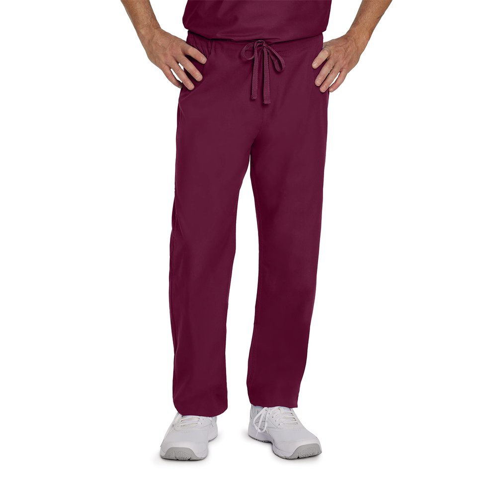 Landau Essentials Unisex Relaxed Fit 1-Pocket Drawstring Scrub Pants 7602