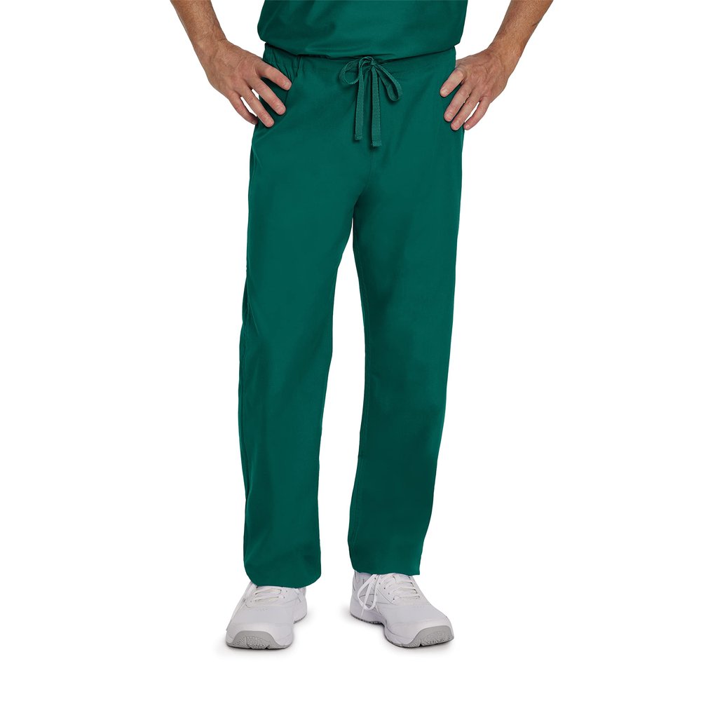 Landau Essentials Unisex Relaxed Fit 1-Pocket Drawstring Scrub Pants 7602
