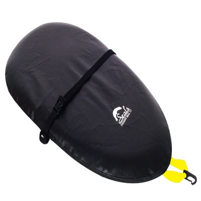 Seals Kayak Cockpit Cover with Hull Strap, Black, 2.5 I Made in USA | Storage & Transport Cover for Kayaks