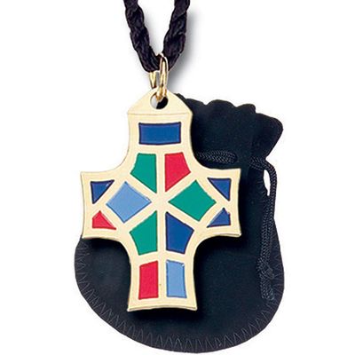 1" Monogram Of Christ Youth Cross - 332-Q