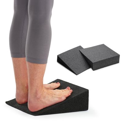 OPTP Slant (Pair) - Foam Wedge Incline Slant Boards - Stretching Equipment for Calf and Ankle Rehabilitation - Foot Wedges for Exercise, Achilles Tendonitis, Plantar Fasciitis, and Shin Splints