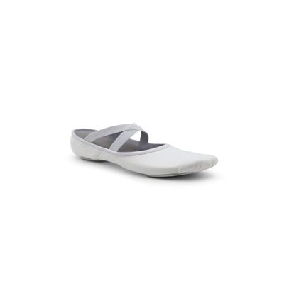 Capezio Men's Canvas Romeo Ballet Shoe, White, 7.5 M