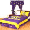 College Covers Everything Comfy LSU Tigers Dust Ruffle Bed Skirt, Twin view 2
