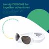 Kidz Banz Retro Banz Oval Kidz Sunglasses, Arctic White, 2-5 Years view 4