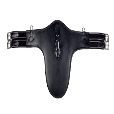 Hkm 558053 Saddle Girth with Chest Protector, Black, M