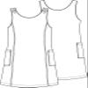 CLASSROOM Big Girls' Plus-Size Plus Princess Seam Jumper, Denim Navy, 18 1/2 view 2