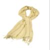 Sakkas Large Soft Silky Pashmina Shawl Wrap Scarf in Solid Colors - Beige view 3